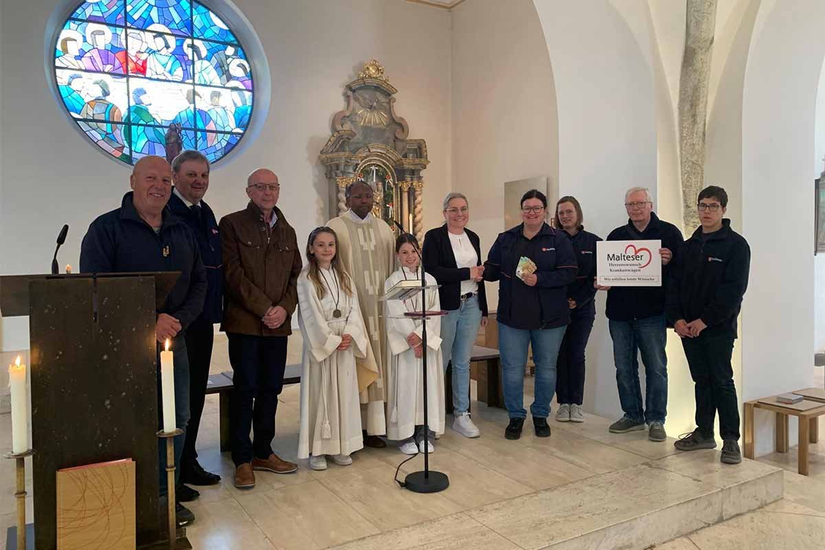 Pfarrgemeinde Hohenau spendet für Malteser