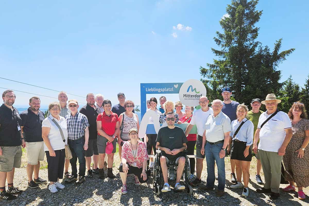 Senioren testen barrierearme Freizeitangebote in Mitterdorf