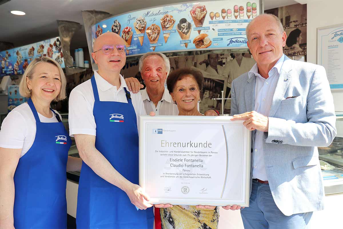 Drei Generationen für den Eisgenuss