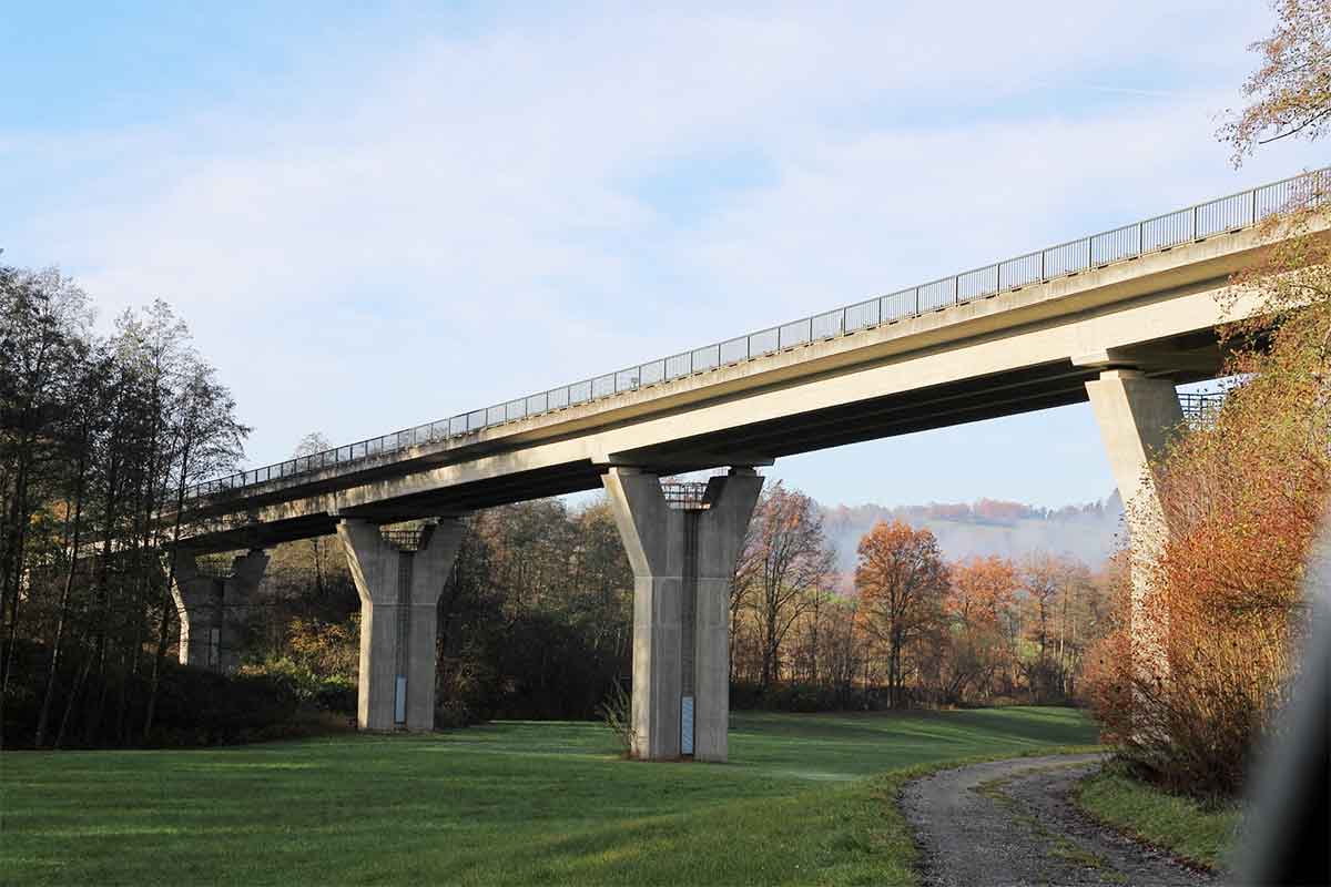 tandsetzung der Gärbachtalbrücke beginnt