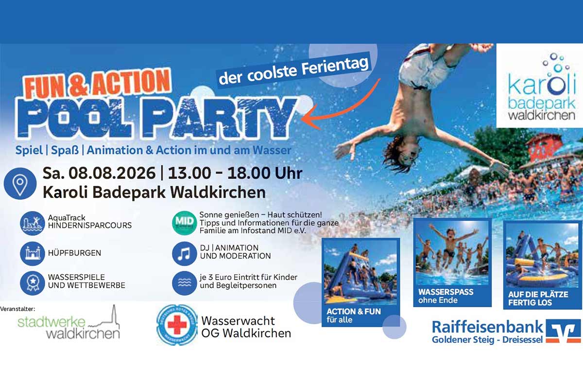 Poolparty Waldkirchen 2026