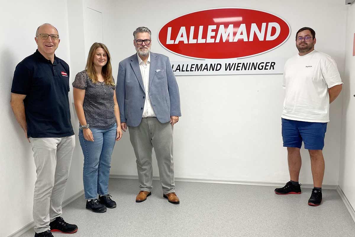 Oberbürgermeister besucht Lallemand Wieninger