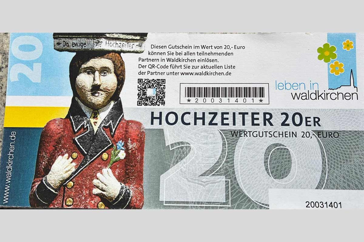 Waldkirchner Gutscheine jetzt mit QR-Code