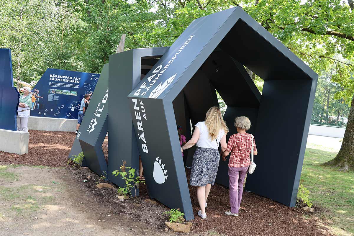 Neues Tor zur Wildnis im KurErlebnispark eröffnet