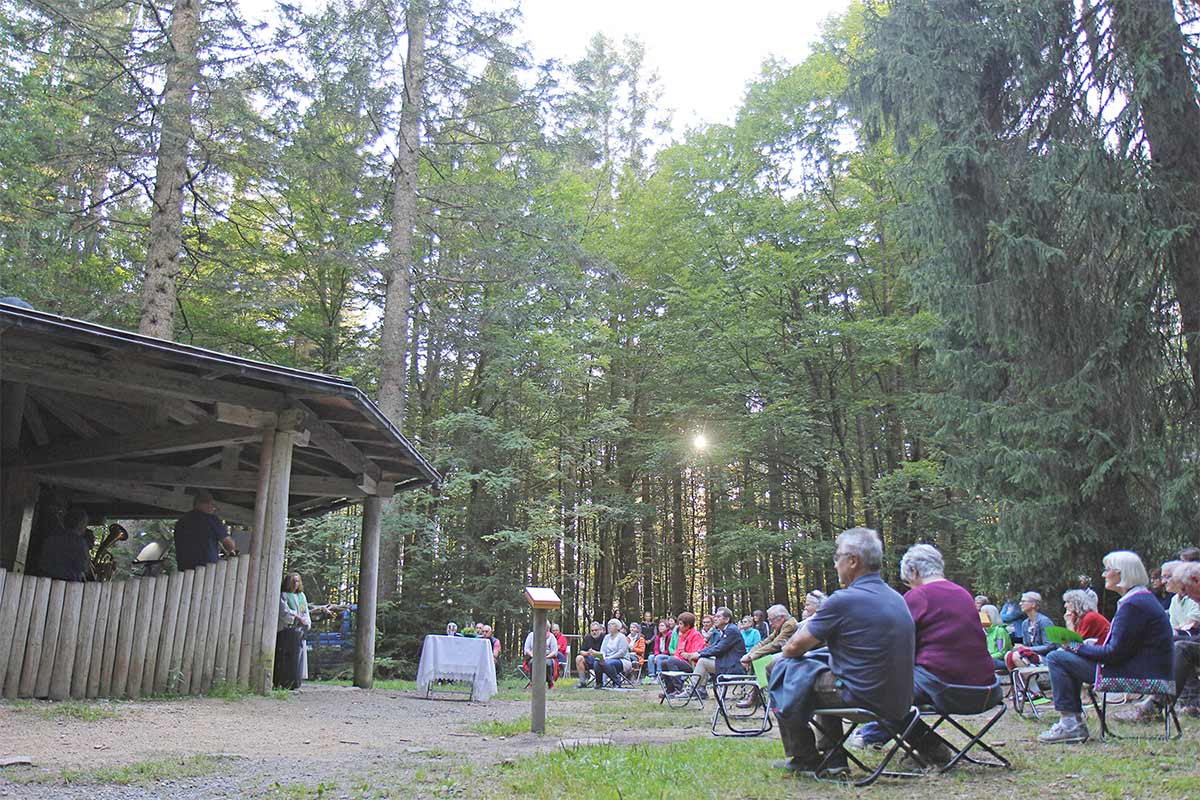 Tag der Schöpfung im Waldspielgelände