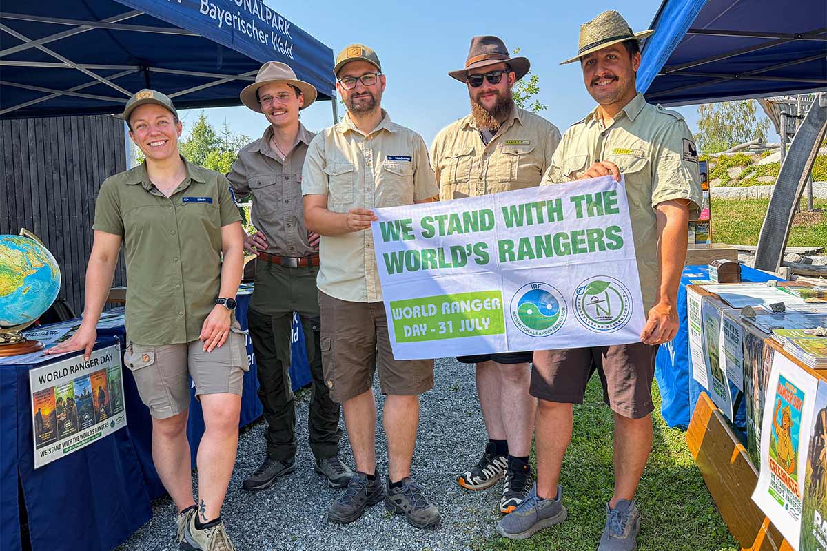Ranger setzen Zeichen zum World Ranger Day