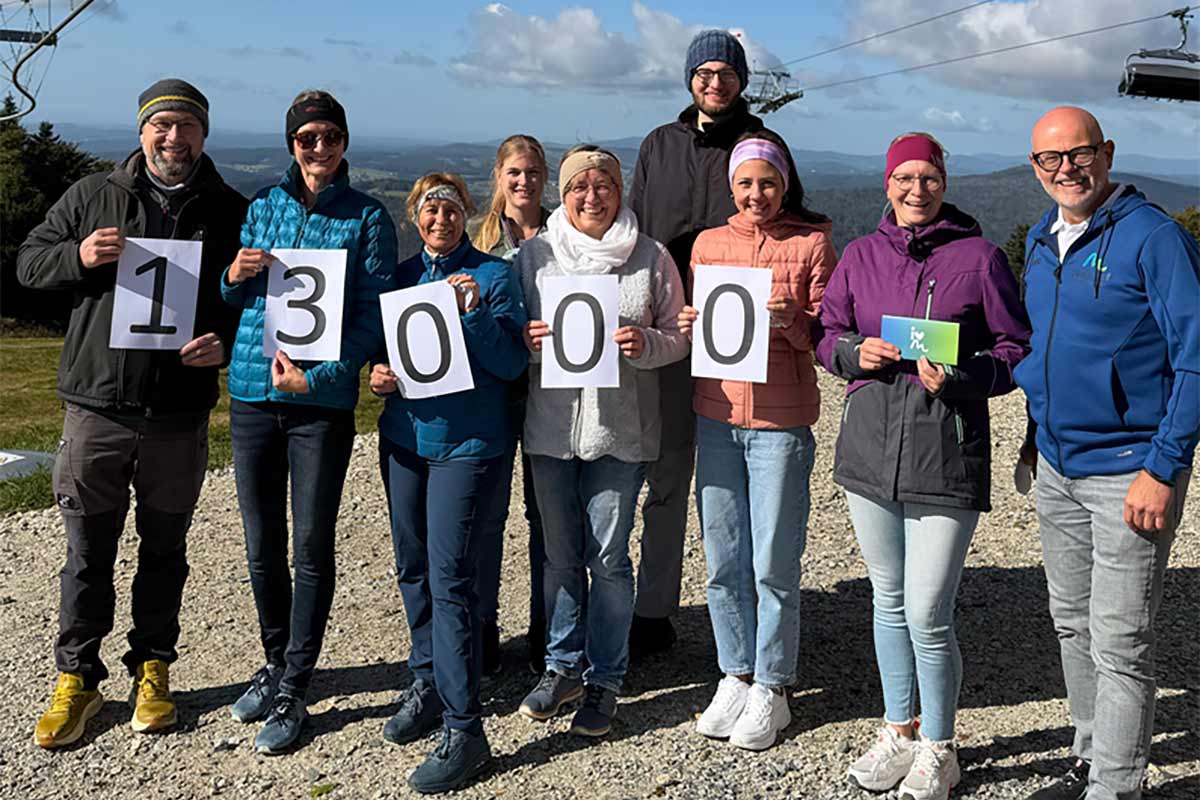 Mitterdorf freut sich über 13.000 Gast auf der Fly-Line