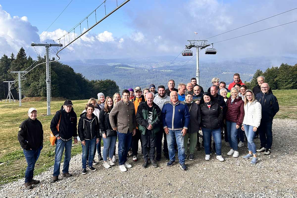 Überflieger treffen guten Ton: Betriebsausflug der VG-Schönberg