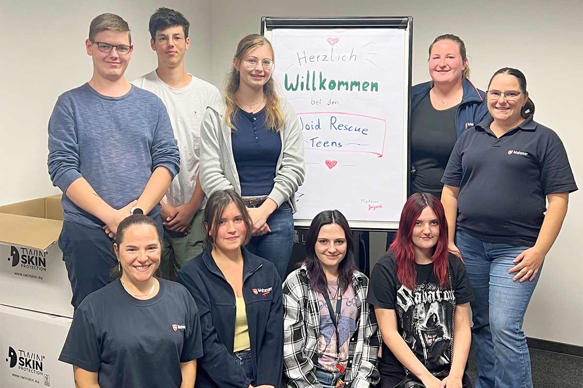 Erstes Treffen der Woid-Rescue-Teens