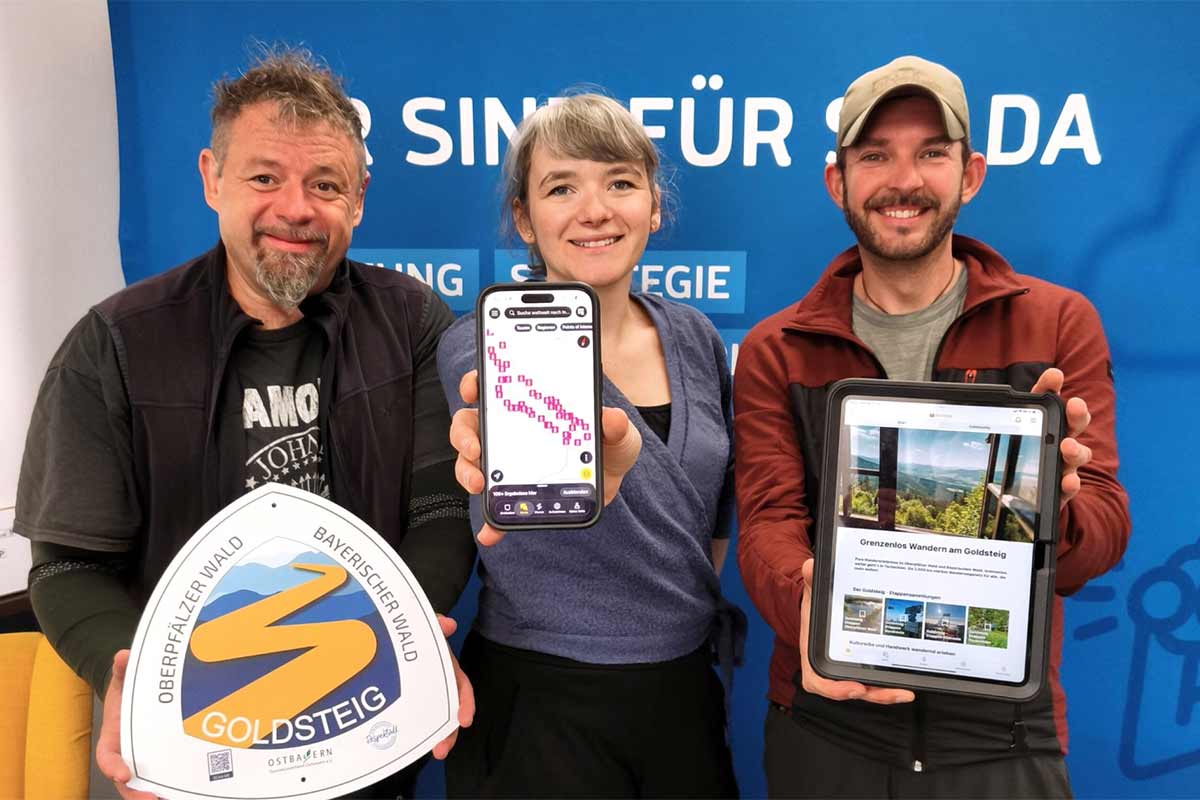 Wandern ohne Funkloch: Neue Goldsteig-App macht den Weg zum Erlebnis