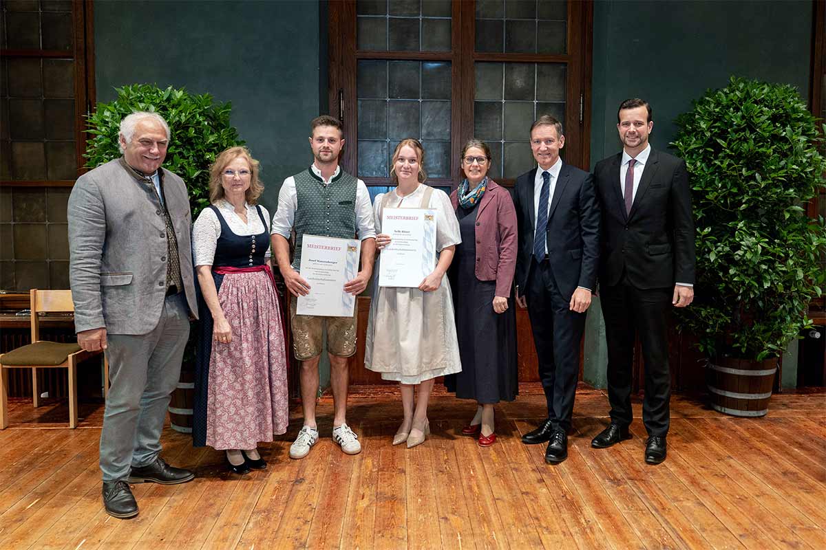 Zwei neue Landwirtschaftsmeister aus Freyung-Grafenau